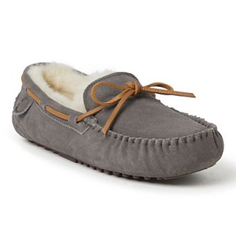 Fireside By Dearfoams Victor Shearling Men's Moccasin Slippers