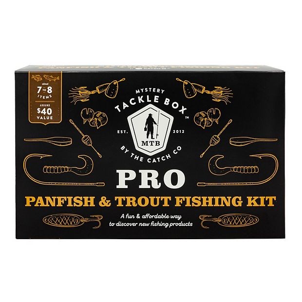 MYSTERY TACKLE BOX Pro Panfish & Trout Fishing Kit