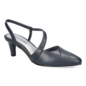 Easy Street Emerald Asymmetrical Women's Slingback Pumps