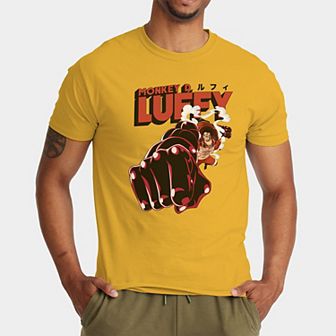 Men's One Piece Monkey D. Luffy Graphic Tee