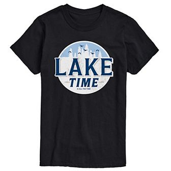Big & Tall Lake Time Graphic Tee