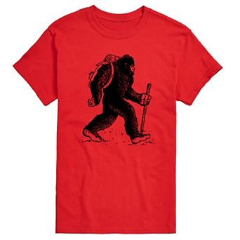 Big & Tall Bigfoot Backpacking Graphic Tee