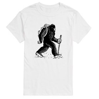 Big & Tall Bigfoot Backpacking Graphic Tee