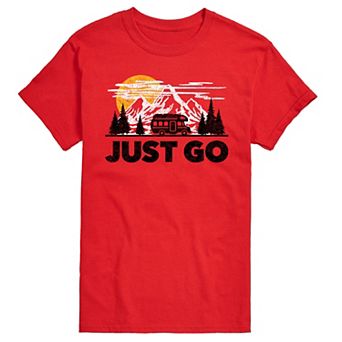 Big & Tall Just Go Graphic Tee