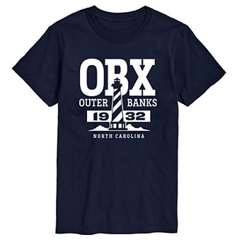 Big & Tall OBX Lighthouse Graphic Tee