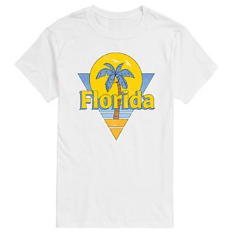 Big & Tall Retro Florida Logo Graphic Tee