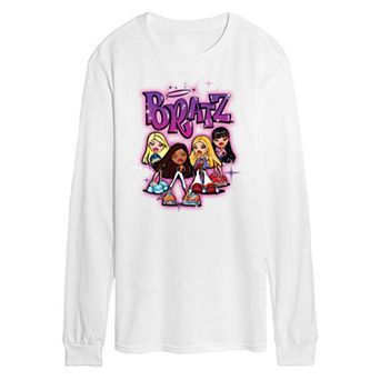 Men's Bratz Doll Group Long Sleeve Graphic Tee