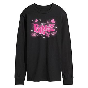Men's Bratz Y2K Butterfly Long Sleeve Graphic Tee