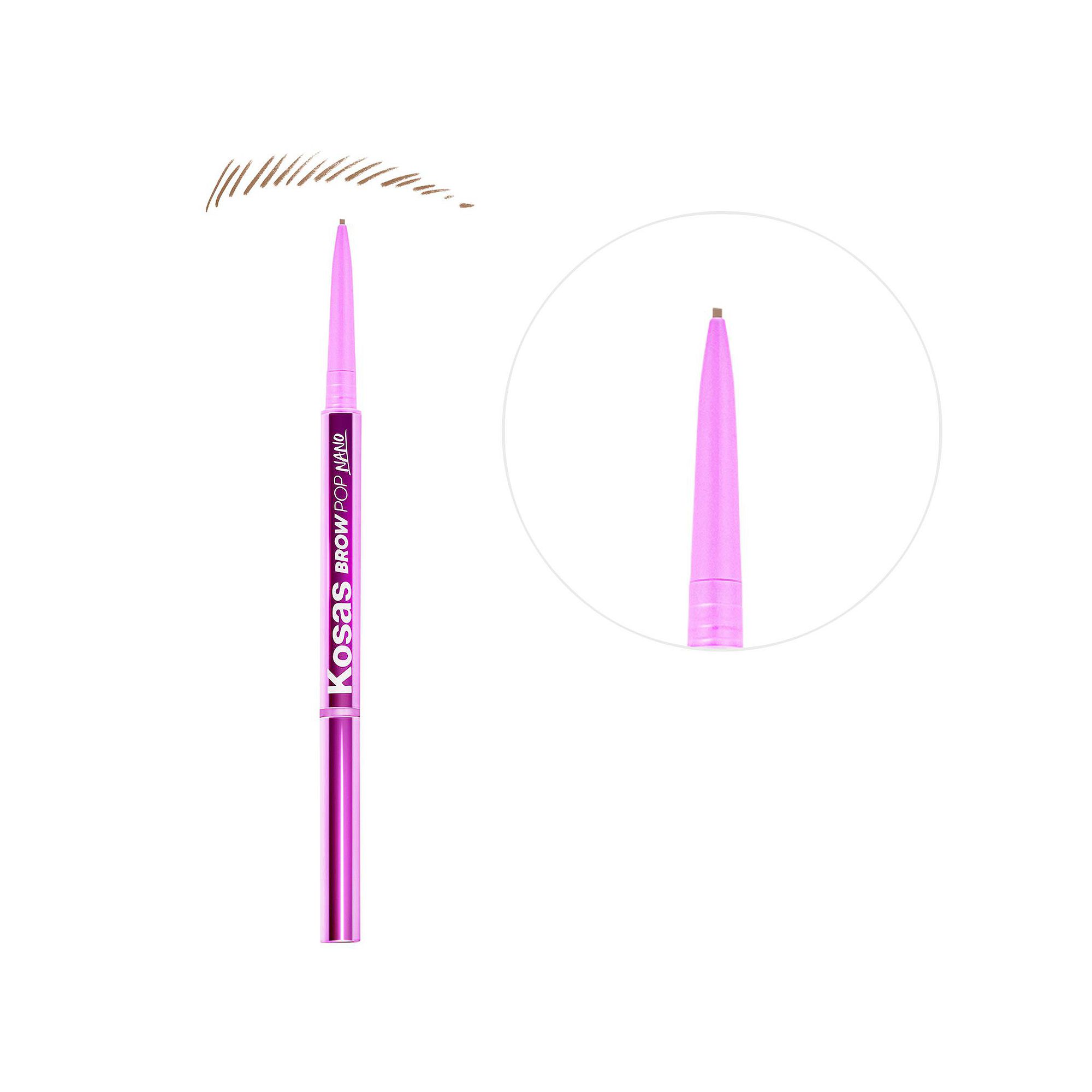 Kosas Brow Pop Nano Ultra-Fine Detailing + Feathering Eyebrow Pencil, Soft 