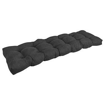 Blazing Needles 60-inch by 19-inch Tufted Solid Microsuede Bench Cushion