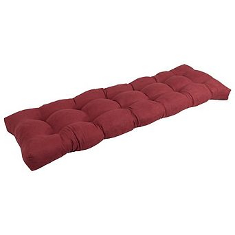 Blazing Needles 60-inch by 19-inch Tufted Solid Microsuede Bench Cushion