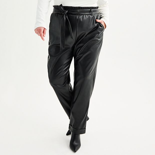 Kohl's faux clearance leather pants