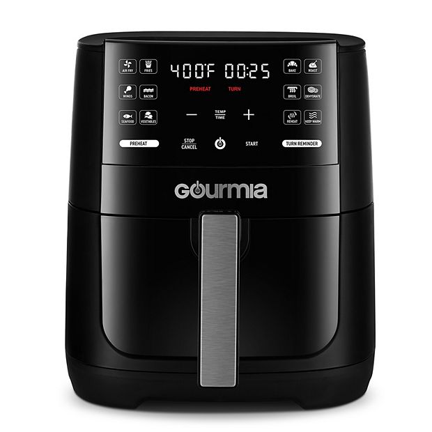 Gourmia 6-Qt. Air Fryer, Black, 6 qt