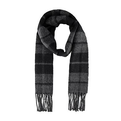 Men's Dockers?? Two-In-One Reversible Classic Plaid Fringed Scarf