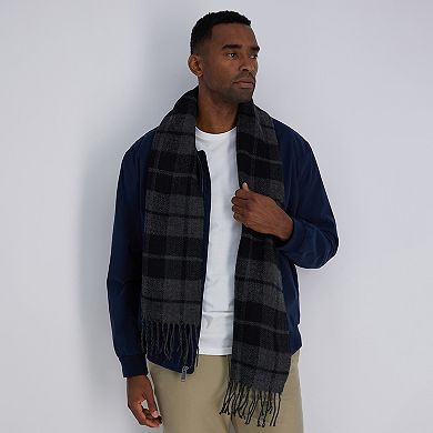 Men's Dockers® Two-In-One Reversible Classic Plaid Fringed Scarf
