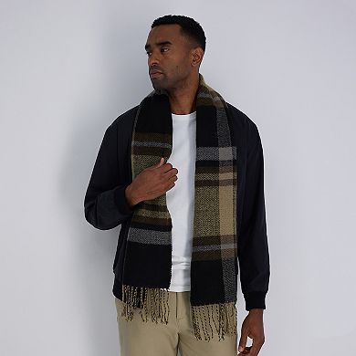 Men's Dockers® Two-In-One Reversible Plaid-to- Faux Cashmere Scarf