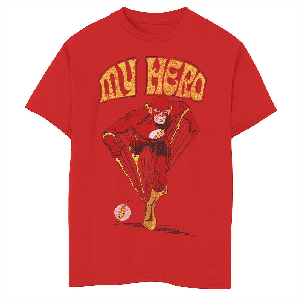 Boys 6-20 DC Comics The Flash My Hero Retro Graphic Tee