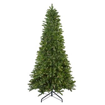 Northlight 9-ft. Pre-Lit Clear Lights Everett Pine Slim Artificial Christmas Tree