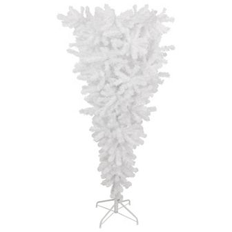 Northlight 5.5-ft. Unlit Upside Down White Spruce Artificial Christmas Tree