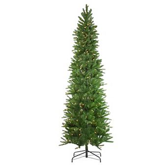 Northlight 7.5-ft. Pre-Lit Clear Lights Pencil Northwood Noble Fir Artificial Christmas Tree
