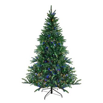 Northlight 7.5-ft. LED Full Instant Connect Noble Fir Artificial Christmas Tree