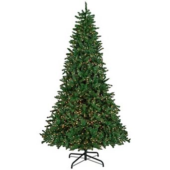 Northlight 9-ft. Pre-Lit Clear Lights Twin Falls Pine Artificial Christmas Tree