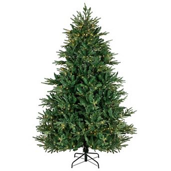 Northlight 9' Pre-Lit Juniper Pine Artificial Christmas Tree - Warm White LED Lights