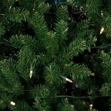 Northlight 7.5' Pre-Lit Manchester Pine Instant Connect Artificial Christmas Tree - Dual LED Lights