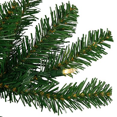 Northlight 7.5' Pre-Lit Manchester Pine Instant Connect Artificial Christmas Tree - Dual LED Lights