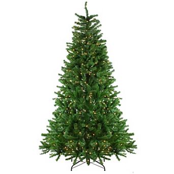 Northlight 7.5' Pre-Lit Slim Waterton Spruce Artificial Christmas Tree - Clear Lights