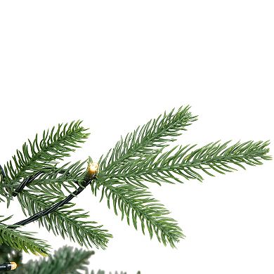 Northlight 7.5' Pre-Lit Juniper Pine Artificial Christmas Tree - Warm White LED Lights