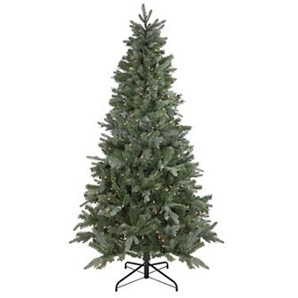 Northlight 7.5' Pre-Lit Granville Fraser Fir Slim Artificial Christmas Tree - Clear Lights