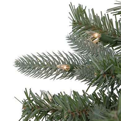 Northlight 7.5' Pre-Lit Granville Fraser Fir Slim Artificial Christmas Tree - Clear Lights