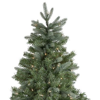 Northlight 7.5' Pre-Lit Granville Fraser Fir Slim Artificial Christmas Tree - Clear Lights