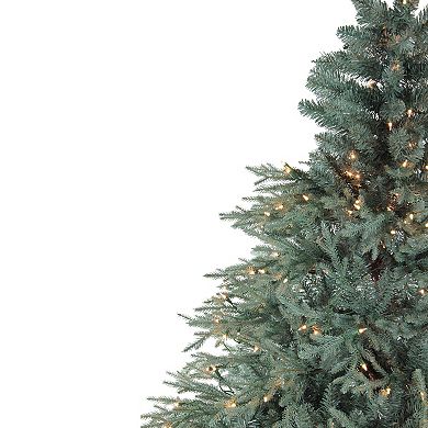 Northlight 7.5' Pre-Lit Medium Fairbanks Alpine Artificial Christmas Tree - Clear Lights