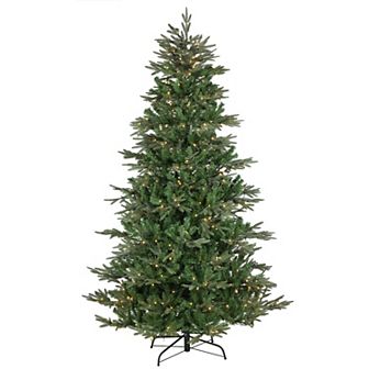 Northlight 7.5' Pre-Lit Hudson Fir Artificial Christmas Tree - Warm White LED Lights