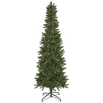 Northlight 7.5' Pre-Lit Wicklow Noble Fir Artificial Christmas Tree - Clear Lights