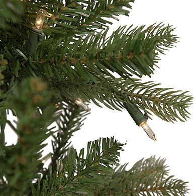 Northlight 7.5' Pre-Lit Wicklow Noble Fir Artificial Christmas Tree - Clear Lights