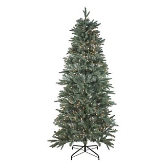 Northlight 7.5' Pre-Lit Washington Frasier Fir Slim Artificial Christmas Tree - Clear Lights