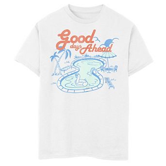 Boys 6-20 Good Days Ahead pool Graphic Tee