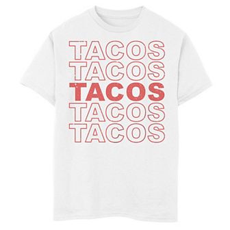 Boys 8-20 Tacos Stacked Distressed Graphic Tee