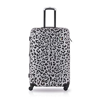 TUCCI Italy Winter Leopard 3-Piece Spinner Luggage Set