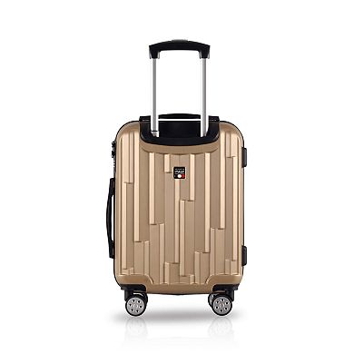 TUCCI Italy Riflettore Hardside 3-Piece Spinner Suitcase Set