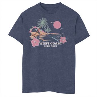 Boys 6-20 West Coast Surf Tour Beach Graphic Tee