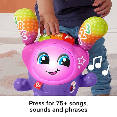 Fisher-Price Baby Learning Toy with Music Lights and Bouncing Action, DJ Bouncin’ Star