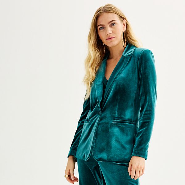 Kohls shop velvet jacket