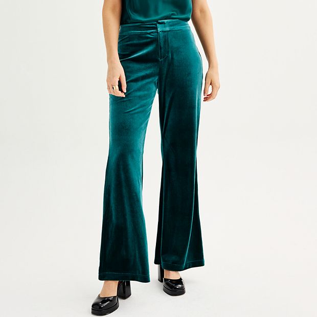 Women's Nine West Pintuck Wide-Leg High Rise Pants