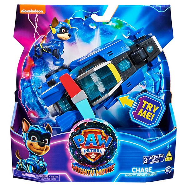 paw patrol the mighty movie toy car with chase