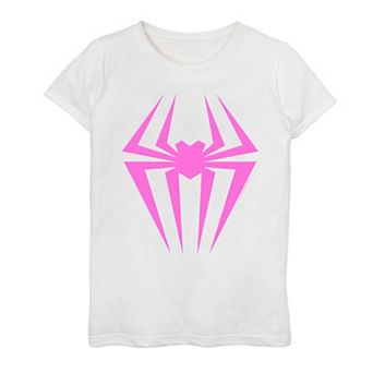 Girls 7-16 Marvel Spider-Man: Across the Spider-Verse Spider-Gwen Emblem Graphic Tee