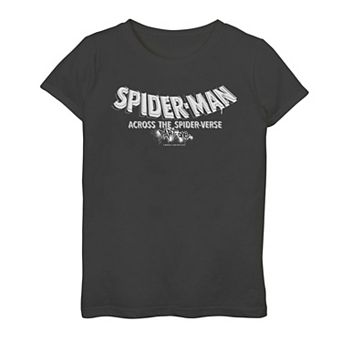Girls 7-16 Marvel Spider-Man: Across the Spider-Verse Part One Title Graphic Tee